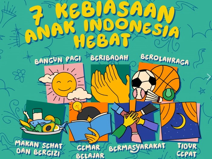 7 Kebiasaan Anak Indonesia Hebat